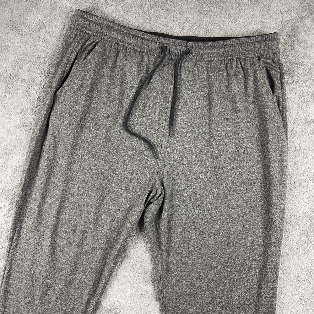 01.ALGO Jogger Pants Mens XL Gray Quick Dry UV SPF 40‎ Stretch Performance